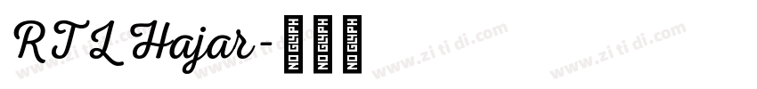 RTL Hajar字体转换